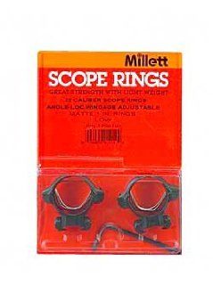 Millett Scope Rings Angle Loc .22 1" Matte Low: Beauty