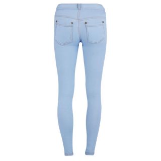 Influence Womens Zip Front Jeggings   Light Blue       Womens Clothing