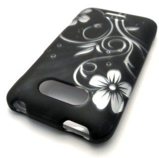 LG Motion MS770 4G Black Vine Flower Design Rubberized Feel Rubber Coated PROTECTOR HARD Case Cover Skin Protector Metro PCS: Cell Phones & Accessories
