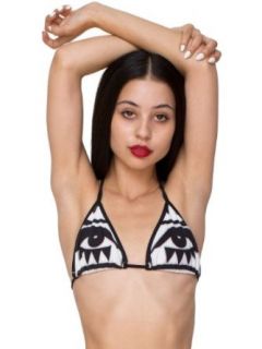 American Apparel KESH X American Apparel Sublimation Nylon Tricot Triangle Bikini Top at  Womens Clothing store