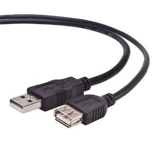 CE Compass 3 FT Black USB 2.0 Type A Female To A Male Extension Cable M/F: Computers & Accessories
