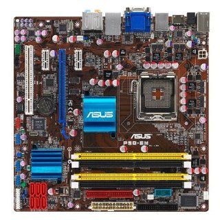 ASUS P5Q EM LGA775 Intel G45 DDR2 1066 Intel GMA X4500HD IGP mATX Motherboard: Electronics