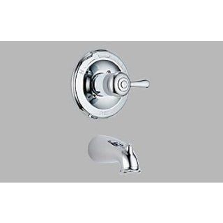 Delta T14178LHPH778 Monitor 14 Series Trim Leland Tub Only with Porcelain Lever Handle T14178LHPH778   Tub Filler Faucets
