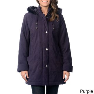 Nuage Nuage Womens Detachable Hood Lycroft Jacket With Two Pockets Purple Size M (8 : 10)
