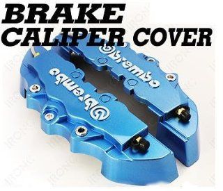 DODGE CALIBER SRT 4 BLUE BREMBO LOOK BRAKE CALIPER COVER KIT FRONT & REAR 4 PCS: Automotive