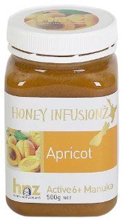 Honey New Zealand Manuka Active 6+ Infusionz, Honey Infusionz Apricot, 1.1 Pounds (Pack of 3) : Grocery & Gourmet Food