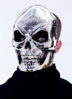 Silver Skull Mask: Costume Masks: Clothing