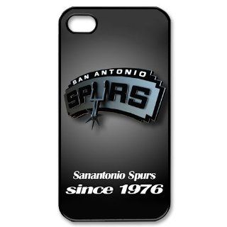 San Antonio Spurs Iphone 4/4s Case Special Design NBA Logo Iphone 4/4s Cases Cover 1aa787: Cell Phones & Accessories