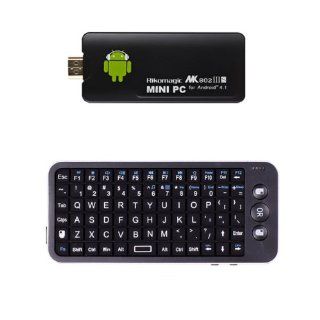 Rikomagic Android 4.1 Dual Core Mini PC MK802 IIIS 4G + 2.4G RF Mini Wireless Air Mouse: Computers & Accessories