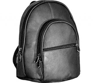 David King Leather 337 Double Compartment Backpack