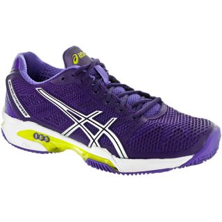ASICS GEL Solution Speed 2 Clay Court: ASICS Womens Tennis Shoes Purple/Silver/