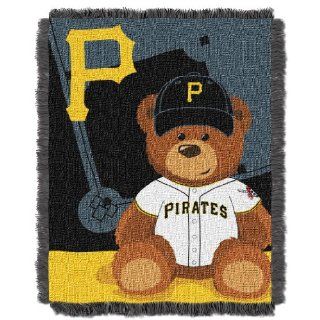 MLB Pittsburgh Pirates Field Woven Jacquard Baby Throw Blanket, 36x46 Inch : Sports Fan Throw Blankets : Sports & Outdoors