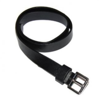 Polo Ralph Lauren Mens Limited Black Leather Dress Belt Silver Italy Small at  Mens Clothing store: Apparel Belts