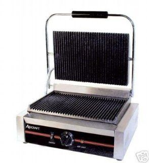 Adcraft SG 811E Commercial Panini Press Grill NSF: Kitchen & Dining