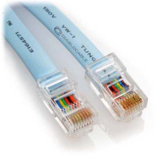 Diablo Cable 6ft RJ45 to RJ45 Rollover Console Cable for Cisco 72 1259 01: Computers & Accessories
