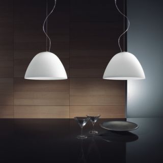 Zaneen Lighting Willy One Light Pendant D8 1342 / D8 1343 Diffuser Finish: White
