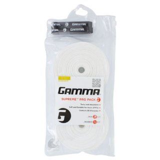 Gamma Supreme Overgrip Pro Pack, White : Tennis Racket Grips : Sports & Outdoors