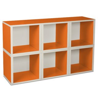 Way Basics Eco Friendly Modular Storage Cubes PS MC 6 Finish: Orange