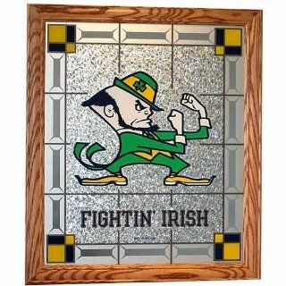 Notre Dame Fighting Irish "Leprechaun" Wall Plaque () : Football Helmets : Sports & Outdoors