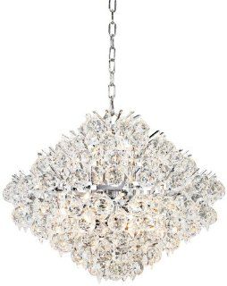 Vienna Full Spectrum 22" Wide Chrome and Crystal Chandelier    