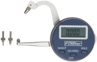 Fowler 54 554 830 Xtra Value Digital Thickness Gage, 0 1"/25 mm Measuring Range, 0.001"/0.01 mm and 1/64" Resolution, 0.004" Accuracy, Inch and Metric: Thickness Gauges: Industrial & Scientific