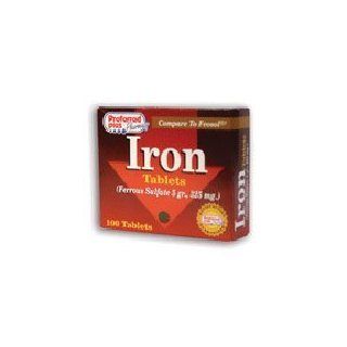 Iron 325 Mg Tablets With Ferrous Sulfate By Kpp To Provide Iron   100 Ea: Health & Personal Care