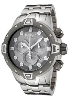 Invicta 0642  Watches,Mens Reserve Chronograph Light Grey Dial Stainless Steel, Chronograph Invicta Quartz Watches