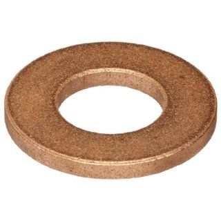 Bunting Bearings EW081201 Thrust Washers, Powdered Metal SAE 841, 1/2" Bore x 3/4" OD x 1/16" Thickness (Pack of 3): Bushed Bearings: Industrial & Scientific