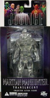 Justice League Alex Ross Series 5 Translucent Martian Manhunter Action Figure: Toys & Games