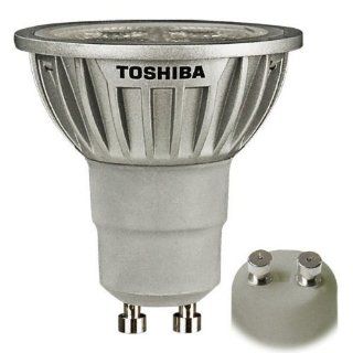 Toshiba 7GU10/830NFL25   6.5 Watt   120 Volt   GU10 Base   Dimmable LED   MR16   3000K Warm White   Narrow Flood   1100 Candlepower   20 Watt Equal   Led Household Light Bulbs  