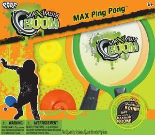 POOF Slinky 0C8335BL Poof Max Boom Portable Ping Pong Table Set with Paddles and Balls: Toys & Games