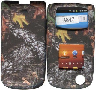 Camo Stem Samsung SGH Rugby II 2 A847 at&t Case Cover Hard Phone Case Snap on Cover Rubberized Touch Faceplates: Cell Phones & Accessories