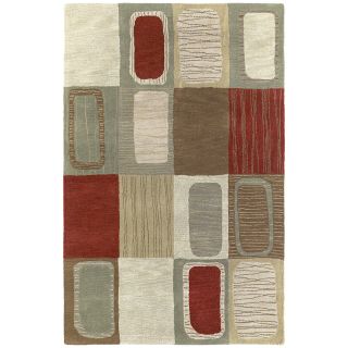 Hand tufted Lawrence Multicolored Dimensions Wool Rug (2 X 3)
