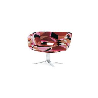 Cappellini Rive Droite Club Chair RD Material: Pucci Cotton, Color: Fushia/Or