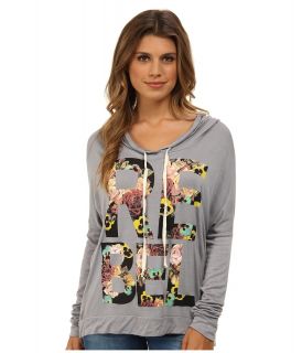 Gabriella Rocha Rebel Pullover Hoodie Womens Sweatshirt (Gray)