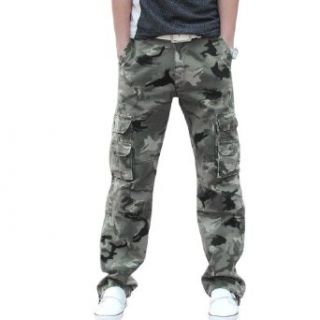 Mens Classic Camo Printed Casual Cargo Pants at  Mens Clothing store