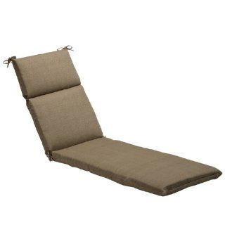 72.5" Eco Friendly Textured Taupe Outdoor Chaise Lounge Cushion  Patio Furniture Cushions  Patio, Lawn & Garden