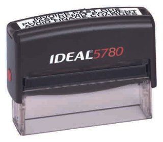Custom Ideal 5780 Black Self Inking Rubber Stamp: Automotive