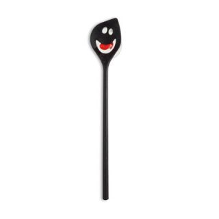 Koziol Oliver Cooking Spoon with Wall Hook 30075 Color: Solid Black