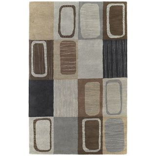 Hand tufted Lawrence Multi Dimensions Wool Rug (80 X 110)