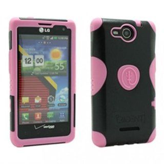 Soft Skin Case Fits LG VS840 Lucid 4G Trident Pink Aegis Skin Verizon Cell Phones & Accessories