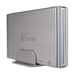A Power AP35USL 3.5" USB 2.0 Aluminum External IDE HDD Enclosure: Computers & Accessories