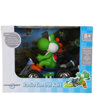 Mario Kart Nintendo Wii: Radio Control Kart   Yoshi (40cm)      Toys