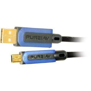 Belkin BKNAV2220112 PureAV Digital Camera Cable Hi Speed USB 2.0 Mini B Cable 12 Feet : Camera & Photo