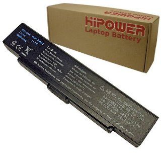 Hipower Laptop Battery For Sony Vaio VGN FE855, VGN FE855E, VGN FE865, VGN FE865E, VGN FE870, VGN FE870E, VGN FE880, VGN FE880E, VGN FE890, VGN FE890E, VGN FE890N Laptop Notebook Computers (Black): Computers & Accessories