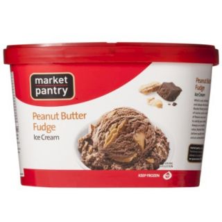 Market Pantry Peanut Butter Fudge Ice Cream 1.5 qt.