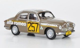 Alfa Romeo 1900 Berlina, No.257, J.A.Solana / L.Leguizamo, Carrera Panamericana , 1954, Model Car, Ready made, M4 1:43: M4: Toys & Games