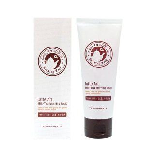 TONYMOLY Latte Art Milk Tea Morning Pack 100ml : Pore Cleansers : Beauty