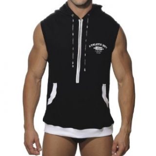 ES Collection Men's 562 ES Cotton Sleeveless Hoody at  Mens Clothing store Athletic Hoodies