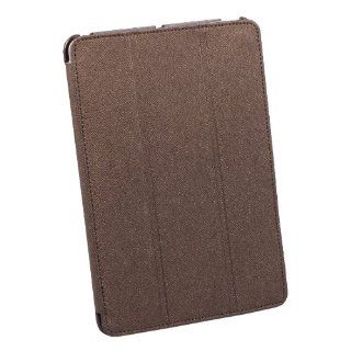 Brown Folio Slim Synthetic Leather Case with Sleep Wake for iPad Mini 7.9": Computers & Accessories